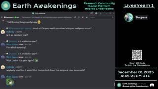 Earth Awakenings - Livestream 1 - #4183 - Live on Rumble/Youtube/X-Twitter/Twitch