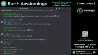 Earth Awakenings - Livestream 1 - #4183 - Live on Rumble/Youtube/X-Twitter/Twitch