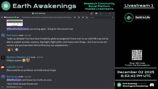 Earth Awakenings - Livestream 1 - #4186 - Live on Rumble/Youtube/X-Twitter/Twitch