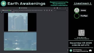 Earth Awakenings - Livestream 1 - #4186 - Live on Rumble/Youtube/X-Twitter/Twitch