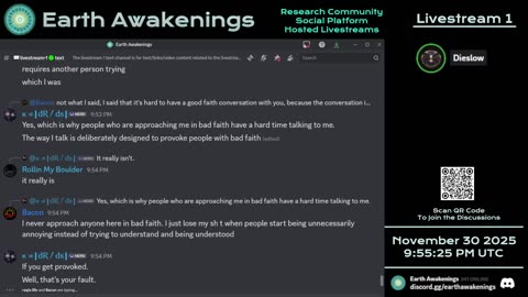 Earth Awakenings - Livestream 1 - #4180 - Live on Rumble/Youtube/X-Twitter/Twitch