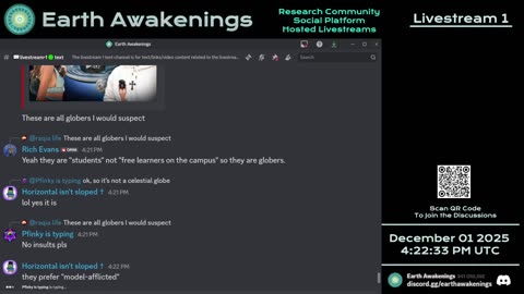 Earth Awakenings - Livestream 1 - #4183 - Live on Rumble/Youtube/X-Twitter/Twitch