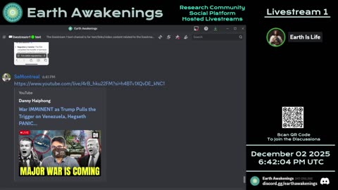 Earth Awakenings - Livestream 1 - #4186 - Live on Rumble/Youtube/X-Twitter/Twitch