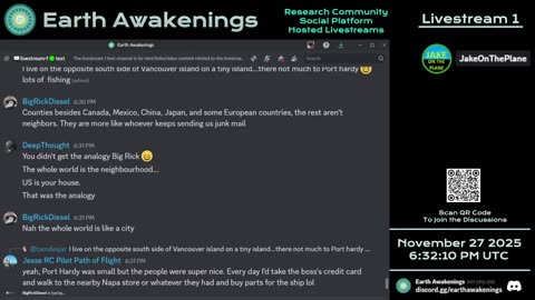 Earth Awakenings - Livestream 1 - #4174 - Live on Rumble/Youtube/X-Twitter/Twitch