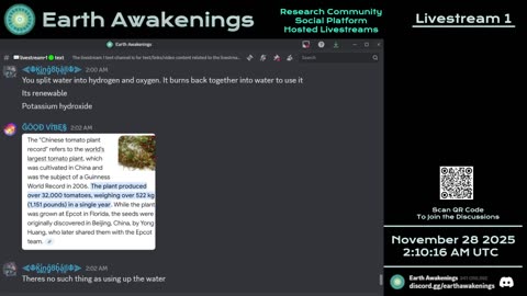 Earth Awakenings - Livestream 1 - #4174 - Live on Rumble/Youtube/X-Twitter/Twitch