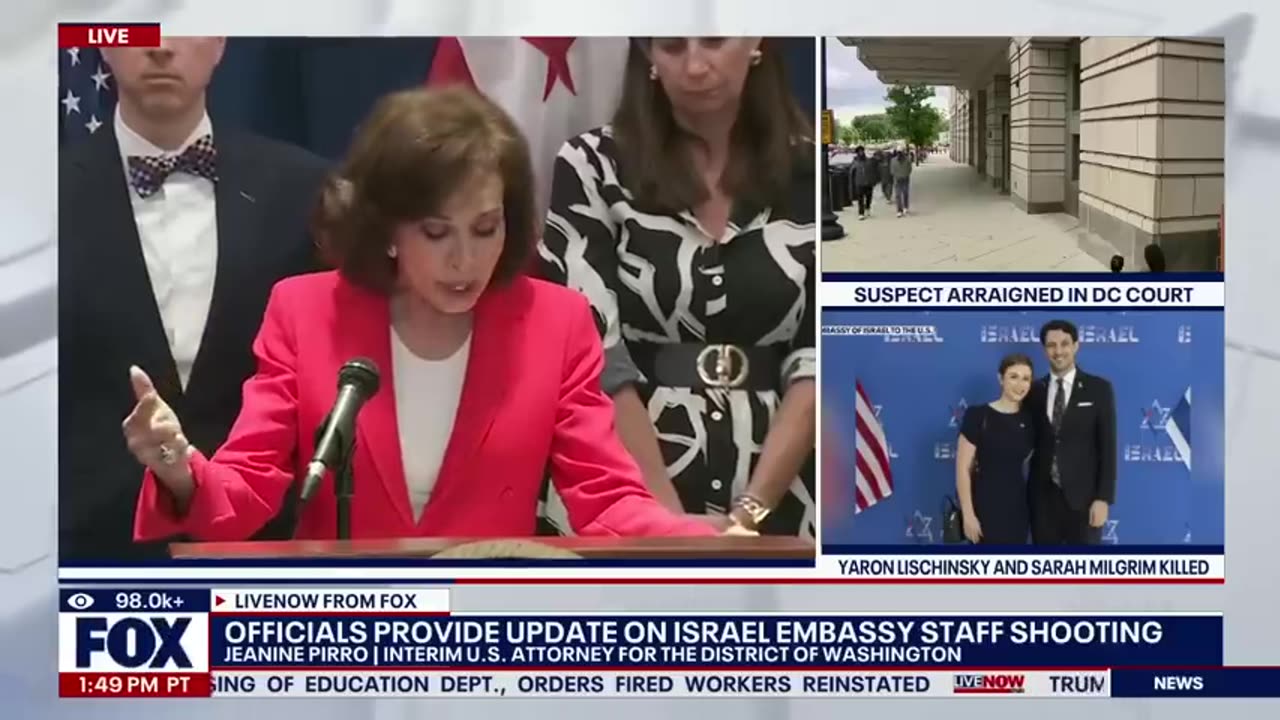 Jeanine Pirro gives updates on DC Jewish Museum murders - LiveNOW from FOX