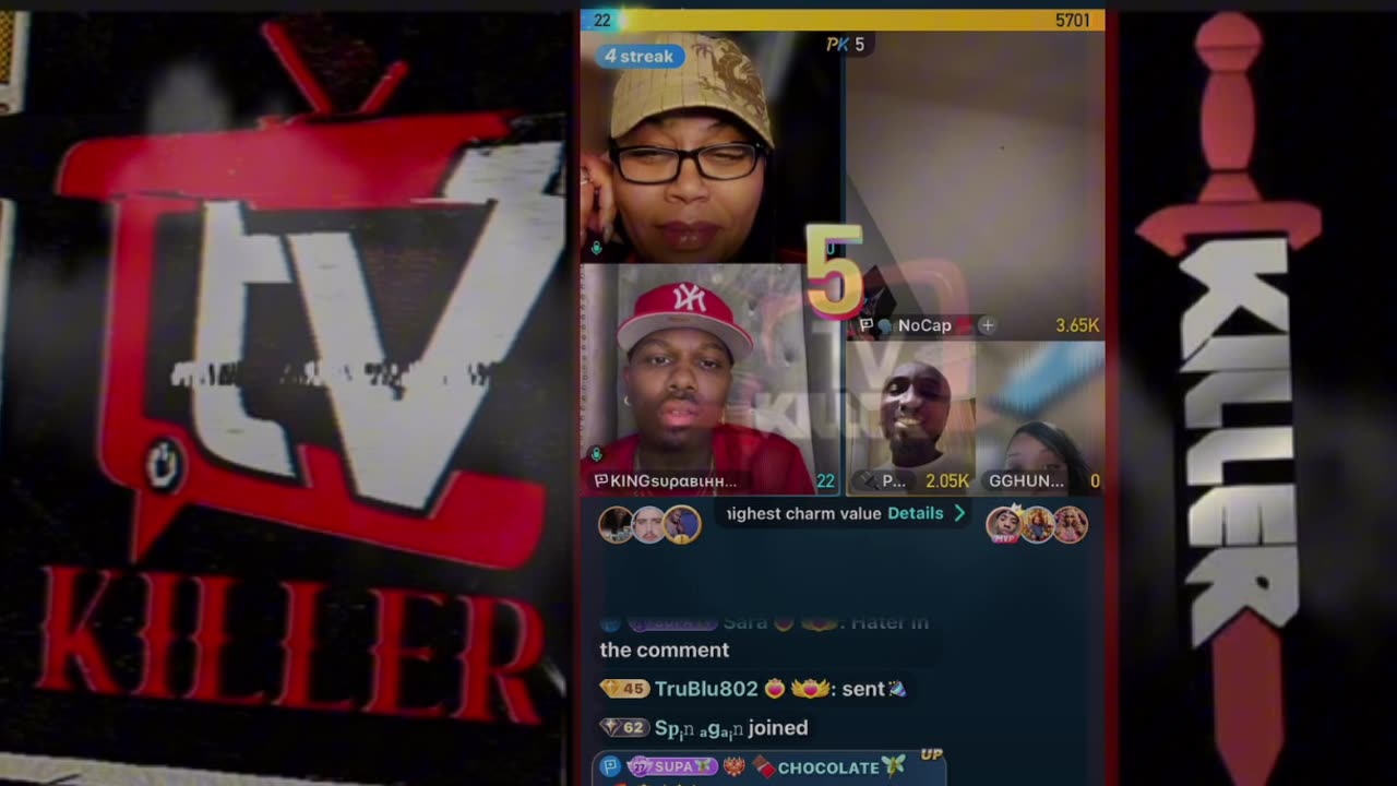 LADY BEE PK WITH SUPA BITCH NO CAP & THE GANG