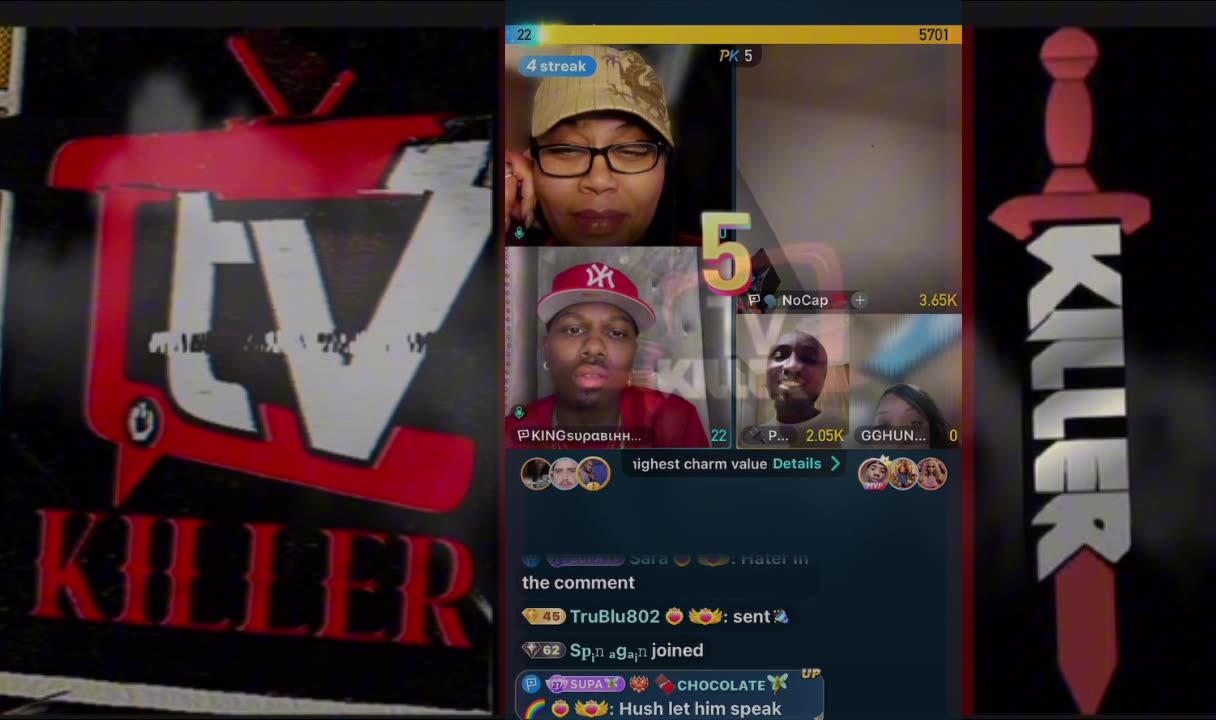 LADY BEE PK WITH SUPA BITCH NO CAP & THE GANG