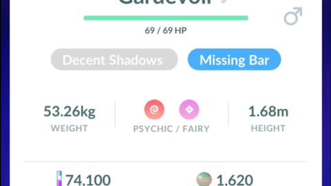 Pokemon Go Evolution - Shadow Ralts ➡️ Kirlia ➡️ Gardevoir