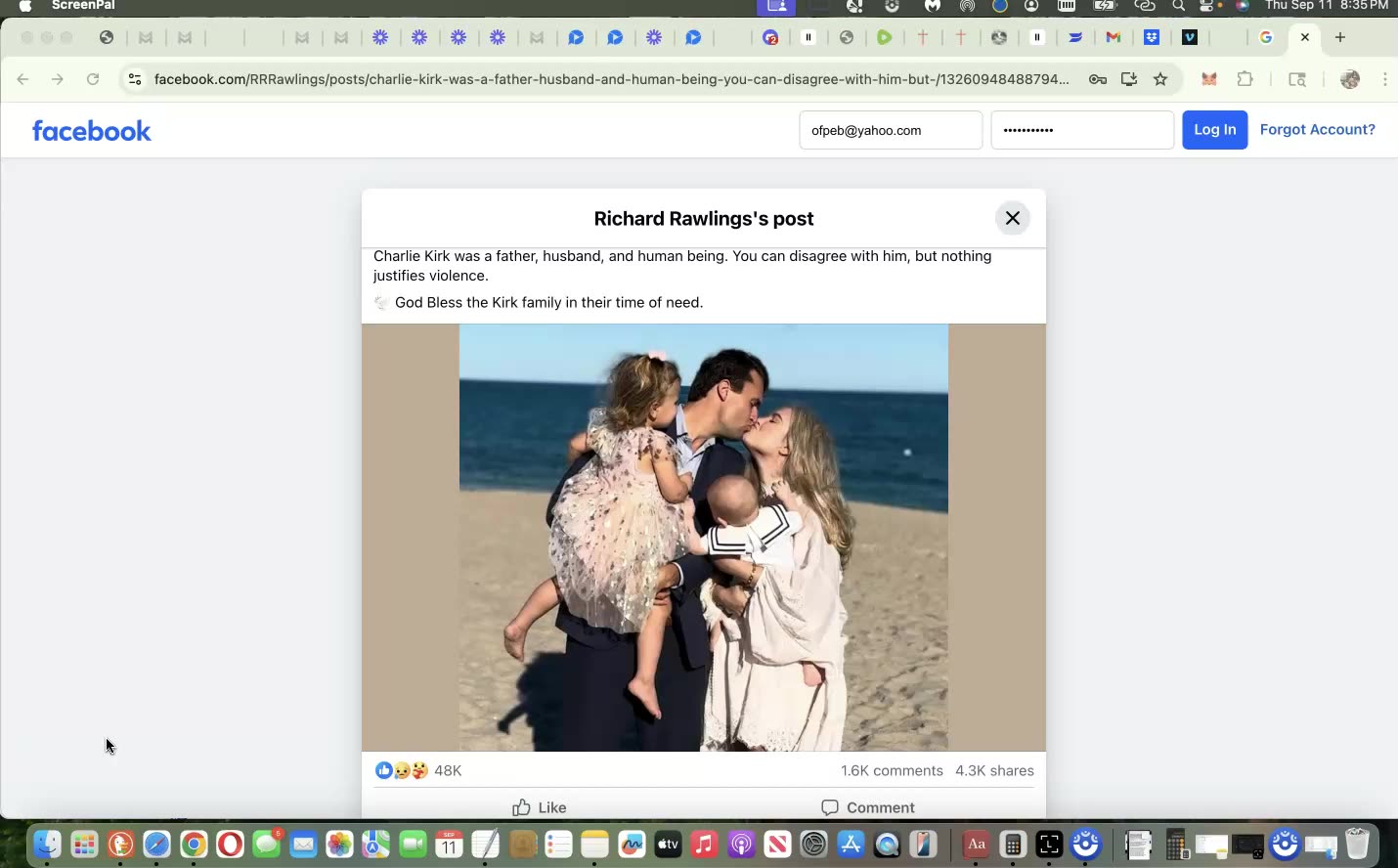 A Prayer For Charlie Kirk & Family - Please Pray With Us…