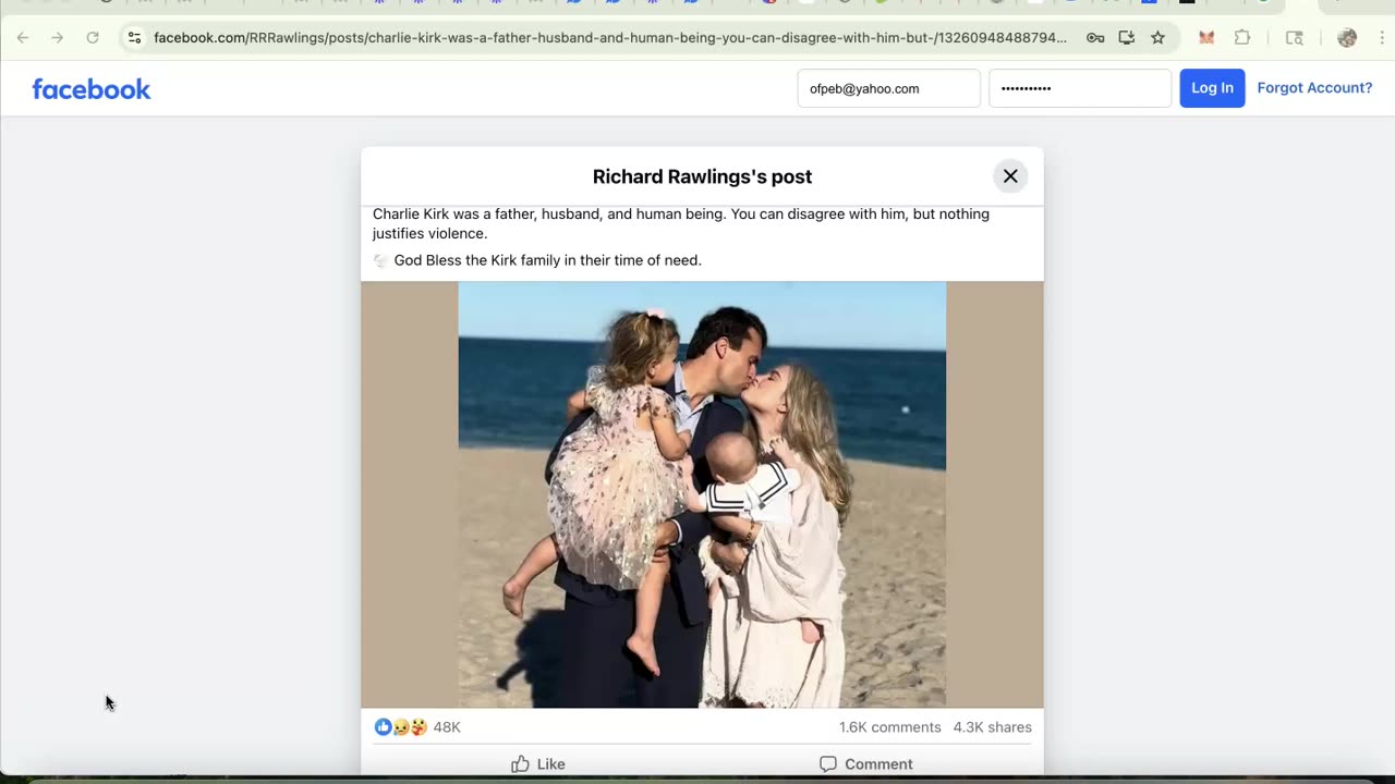 A Prayer For Charlie Kirk & Family - Please Pray With Us…