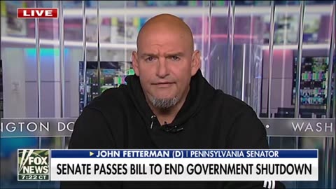 Sen Fetterman - Democrat Party Have CROSSED THE LINE