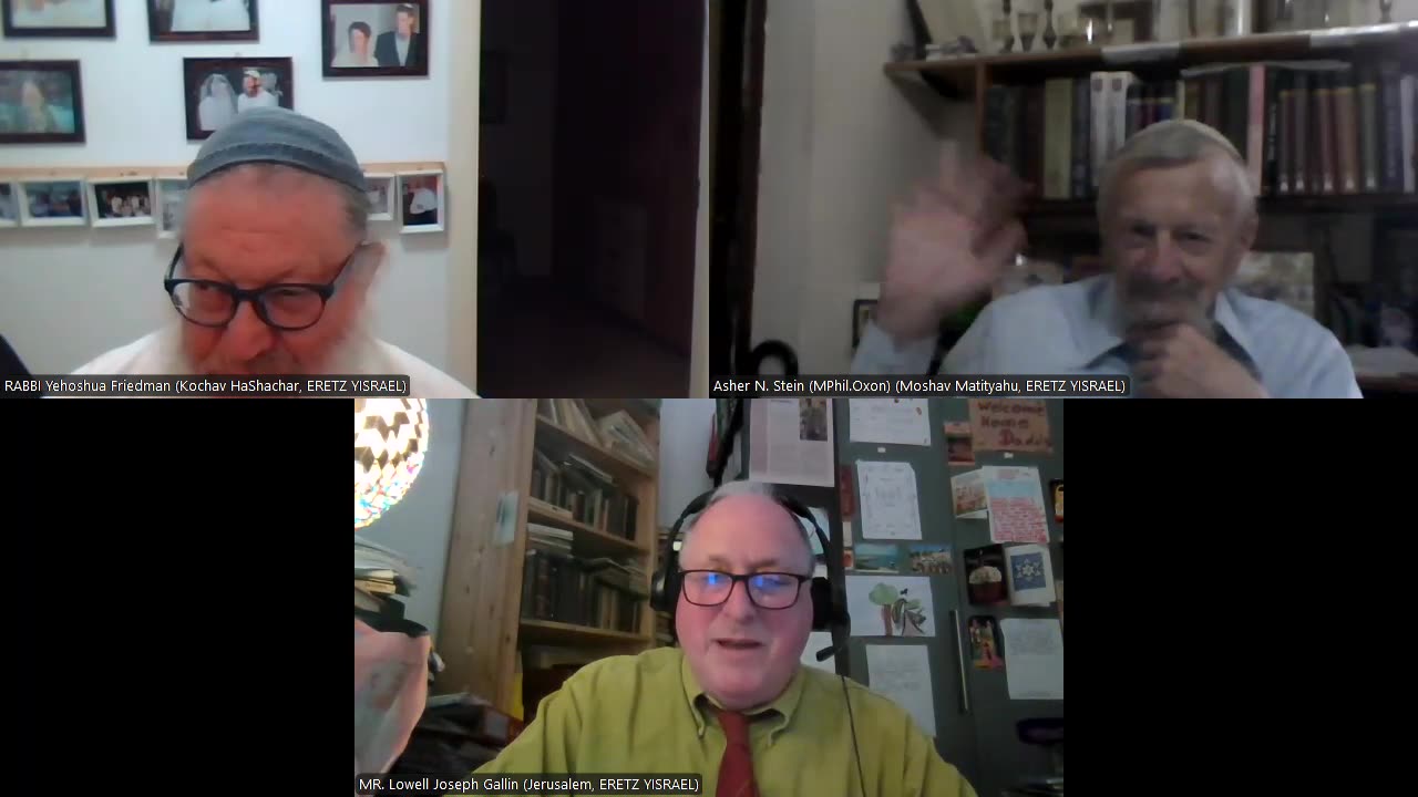 R&B Monthly Seminar: R&B Noahide Fellowship (Episode #35 -- Tuesday, April 8th, 2025). ChairMAN: RABBI Yehoshua Friedman (Kochav HaShachar, ERETZ YISRAEL). LECTURER: MR. Asher N. Stein (MPhil.Oxon) (Moshav Matityahu, ERETZ YISRAEL)