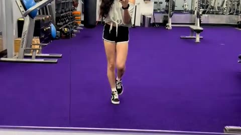 Workout with a tgirl
