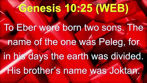 Audio Bible Genesis 10 WEB