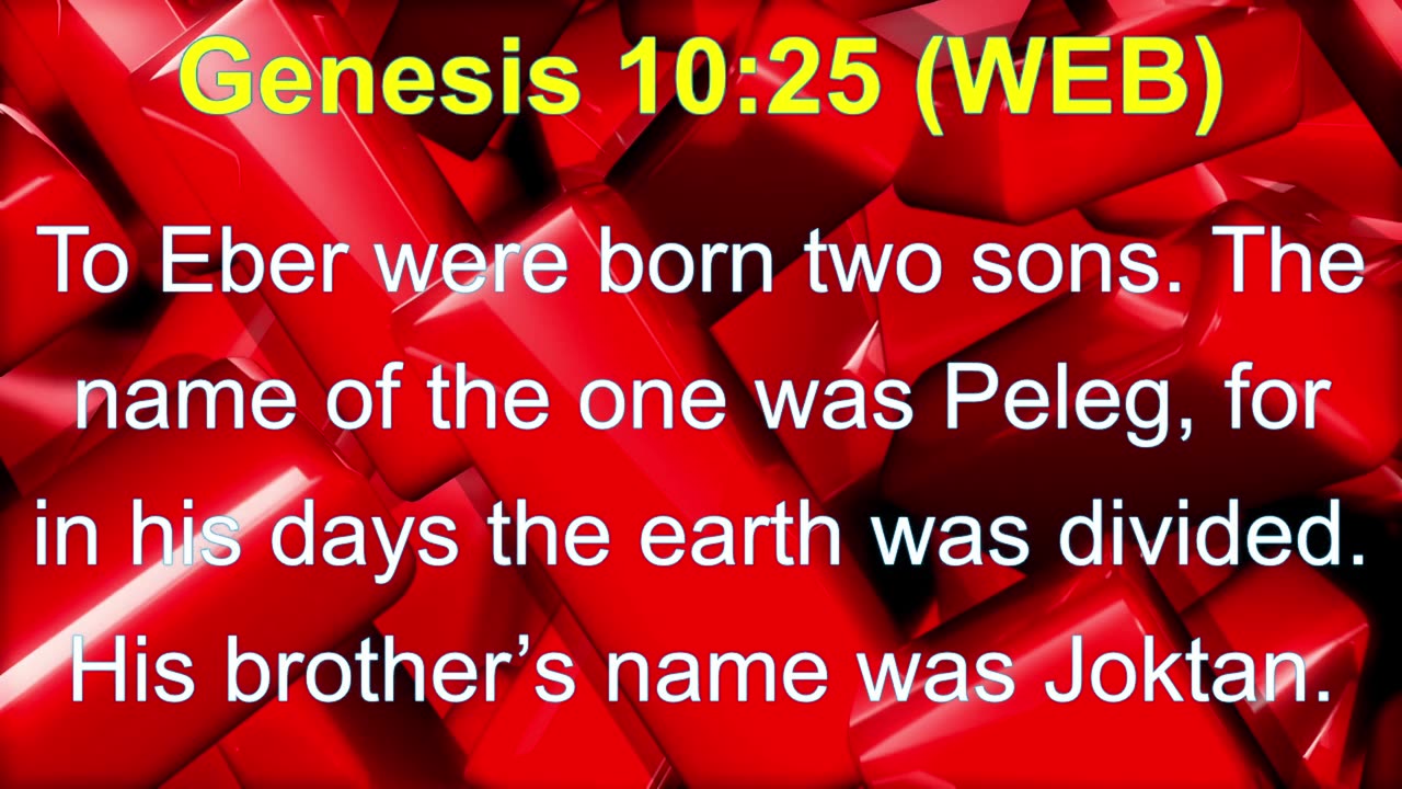 Audio Bible Genesis 10 WEB