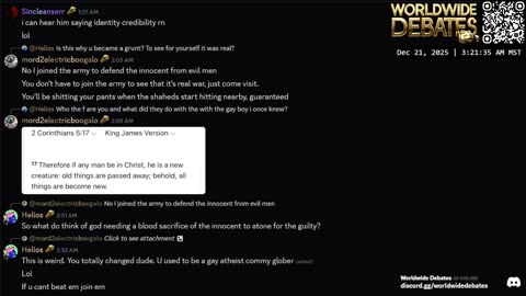 0236 WIDESTREAM - Worldwide Debates - YouTube/Twitch/Rumble