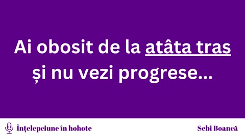 Ai obosit mental, emoțional, fizic… (Înțelepciune în hohote - Ep. 2)