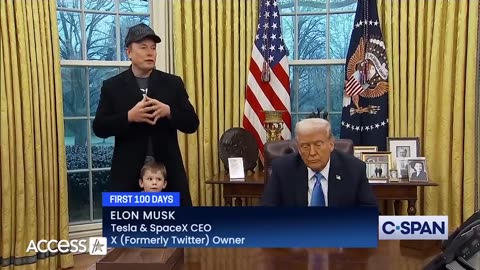 Elon Musk's Ex Grimes SPEAKS OUT On Son at Oval Office w- Donald Trump