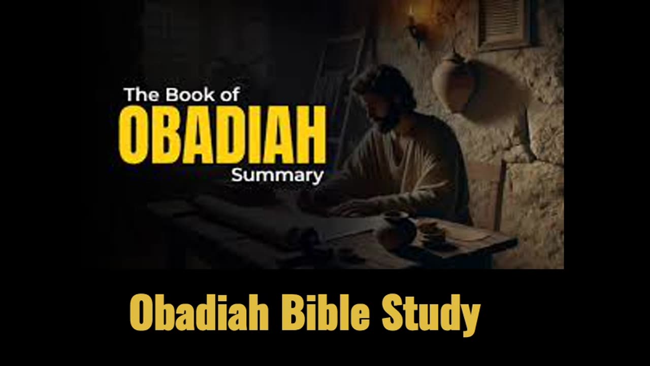 Obadiah bible study