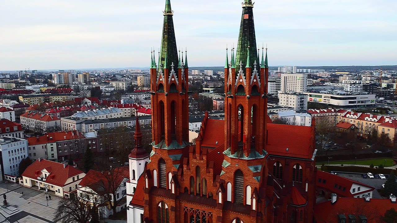 The Cathedral Towers of Białystok..
