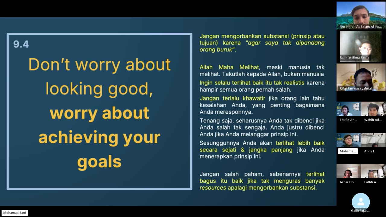 20241213 - Principles for Success at Work (Prinsip ke 9.4) - LQTime 13 Desember 2024
