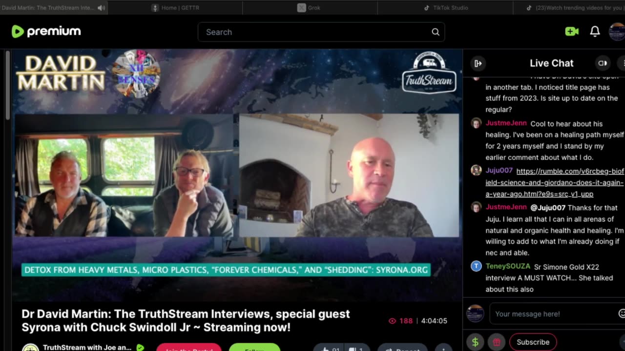 Dr Martin on The TruthStream Rumble
