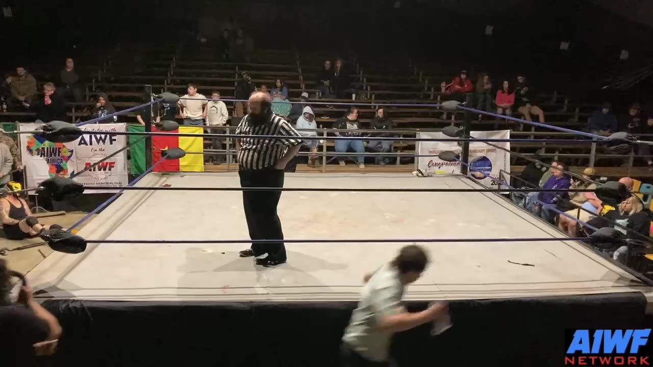 AIWF World Title Match 3 way