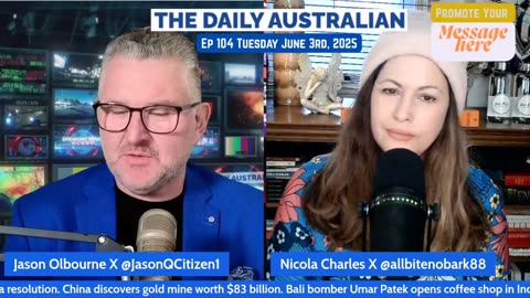 The Daily Australian EP. 104 w/ Nicola Charles & Jason Olbourne