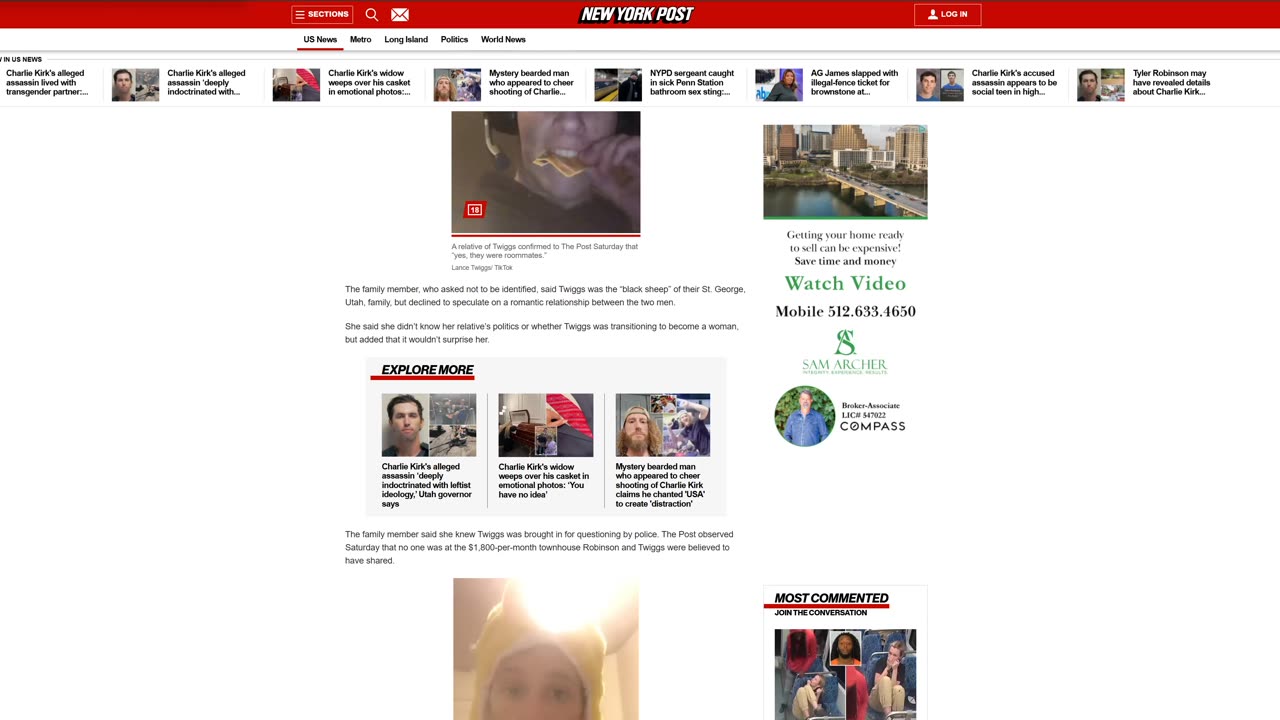 'Lance Twiggs' was the name of the Shooters Boyfriend