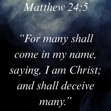 Matthew 24:5