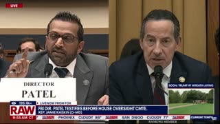 Kash Patel Holds Jamie Raskin Accountable on Epstein Files
