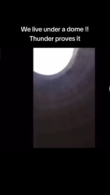 The earth is a closed system... thunders proves it - "Beyond the Thunderdome"?