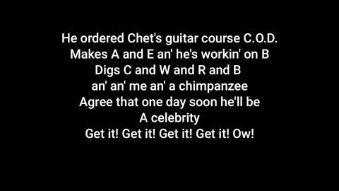 Ray Stevens - Guitarzan (lyrics)