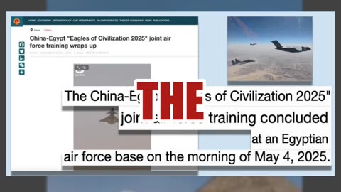 Fact Check: Video Does NOT Show China Jets And Cargo Plane Flying Over Giza Pyramids On Way To Gaza