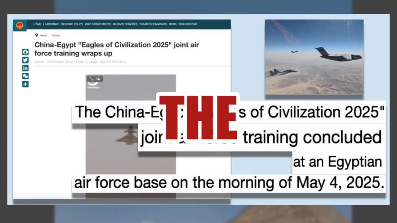 Fact Check: Video Does NOT Show China Jets And Cargo Plane Flying Over Giza Pyramids On Way To Gaza