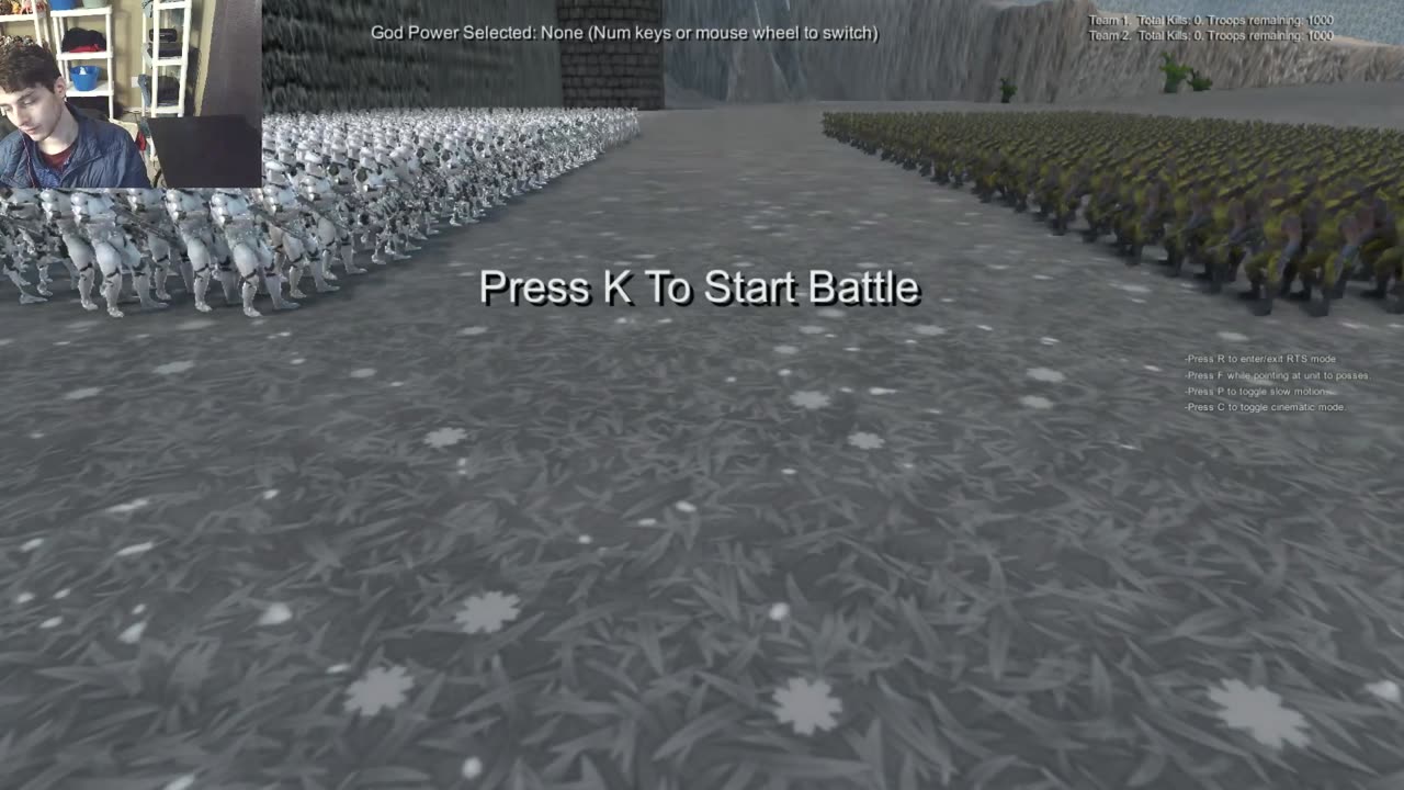 1,000 Wolverines From The X-Men Series VS 1,000 Clone Troopers From Star Wars Series In A Battle