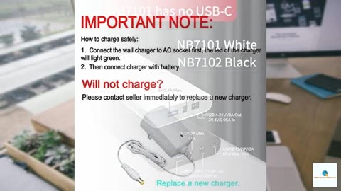 Talentcell Lithium ion Battery Pack NB7102, Rechargeable 17500mAh 64.75Wh Li-ion Power Ban