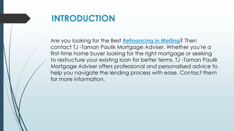 Best Refinancing in Melling