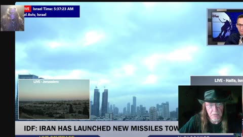 Isreal being hit now!!!