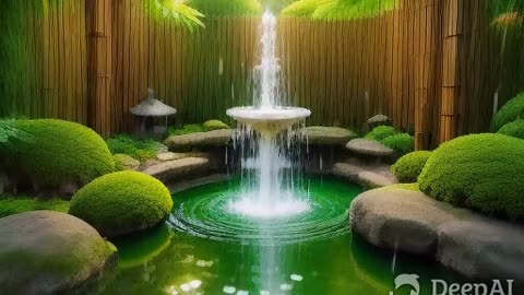 Fuente de Agua de Bambú 2