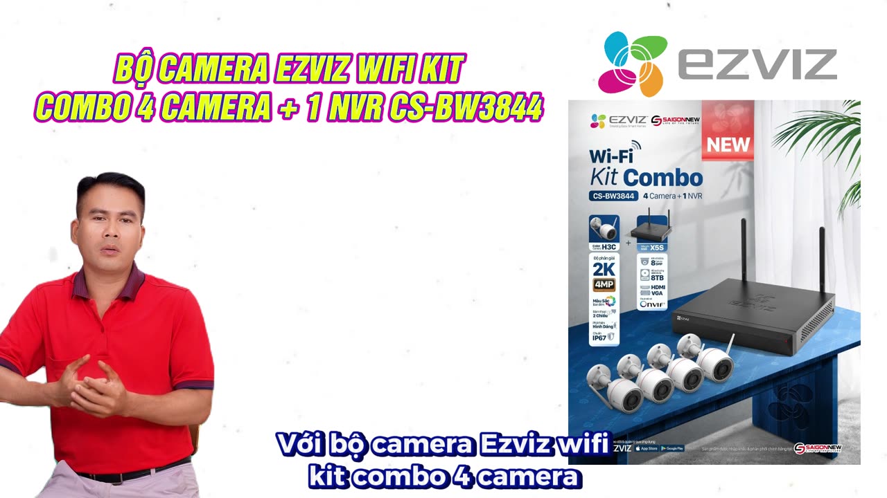 Mua lẻ tốn kém - Chốt ngay combo EZVIZ WiFi Kit giá mềm hơn!