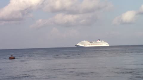 Cruise Ship Moving To Dock Creative Commons Stock Video