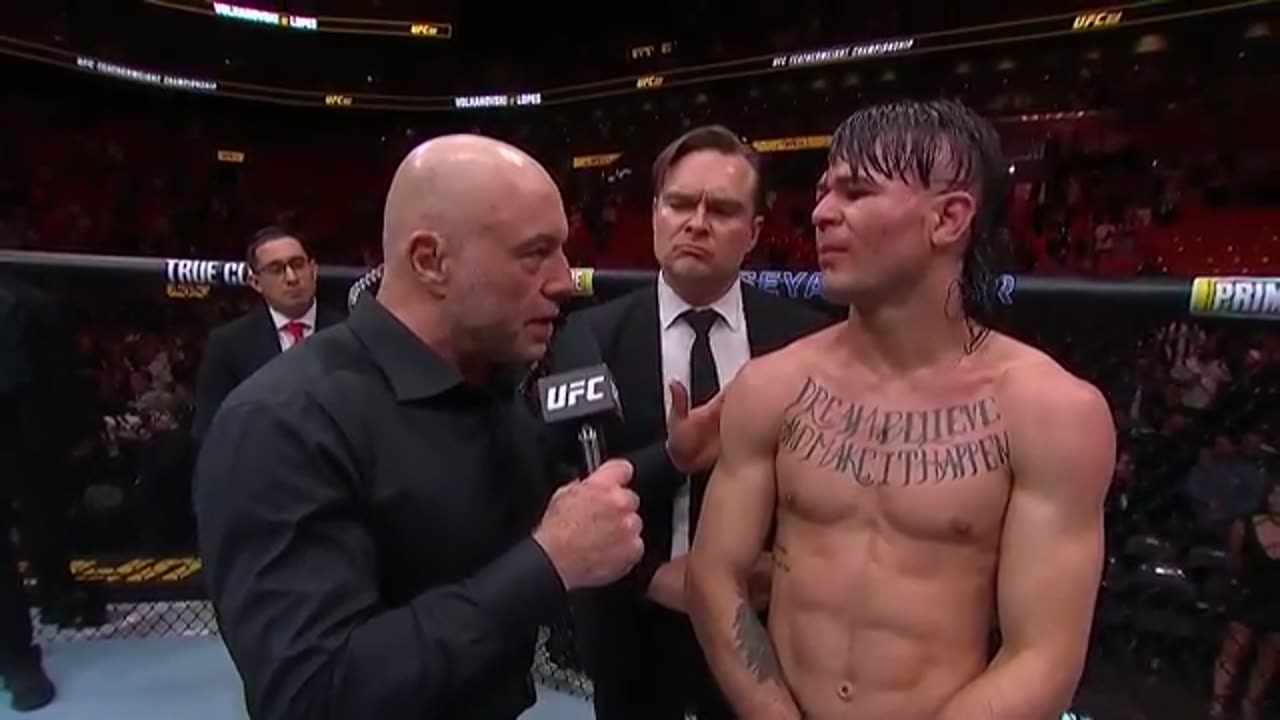 UFC 314: Diego Lopes Shares His Emotions After the Fight – Post-Fight Interview