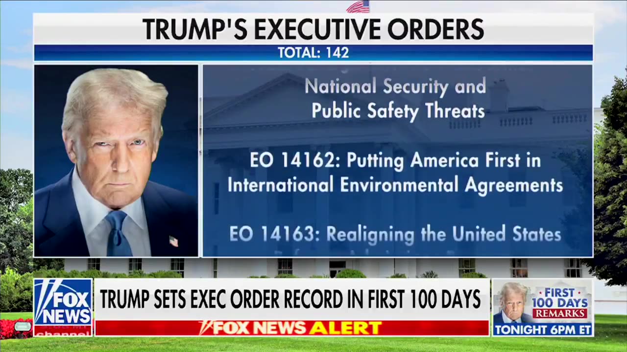 POTUS Makes History signing 142 Executive Orders in his first 💯 days