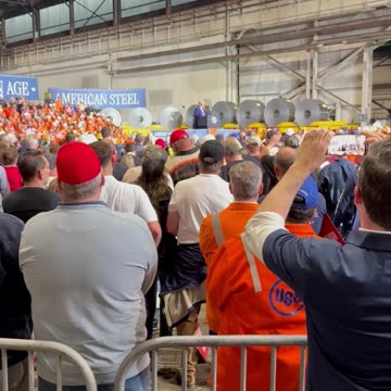 TRUMP PROTECTS AMERICAN STEELWORKER JOBS BY INCREASING TARIFFS ON ALL IMPORTED STEEL TO 50%