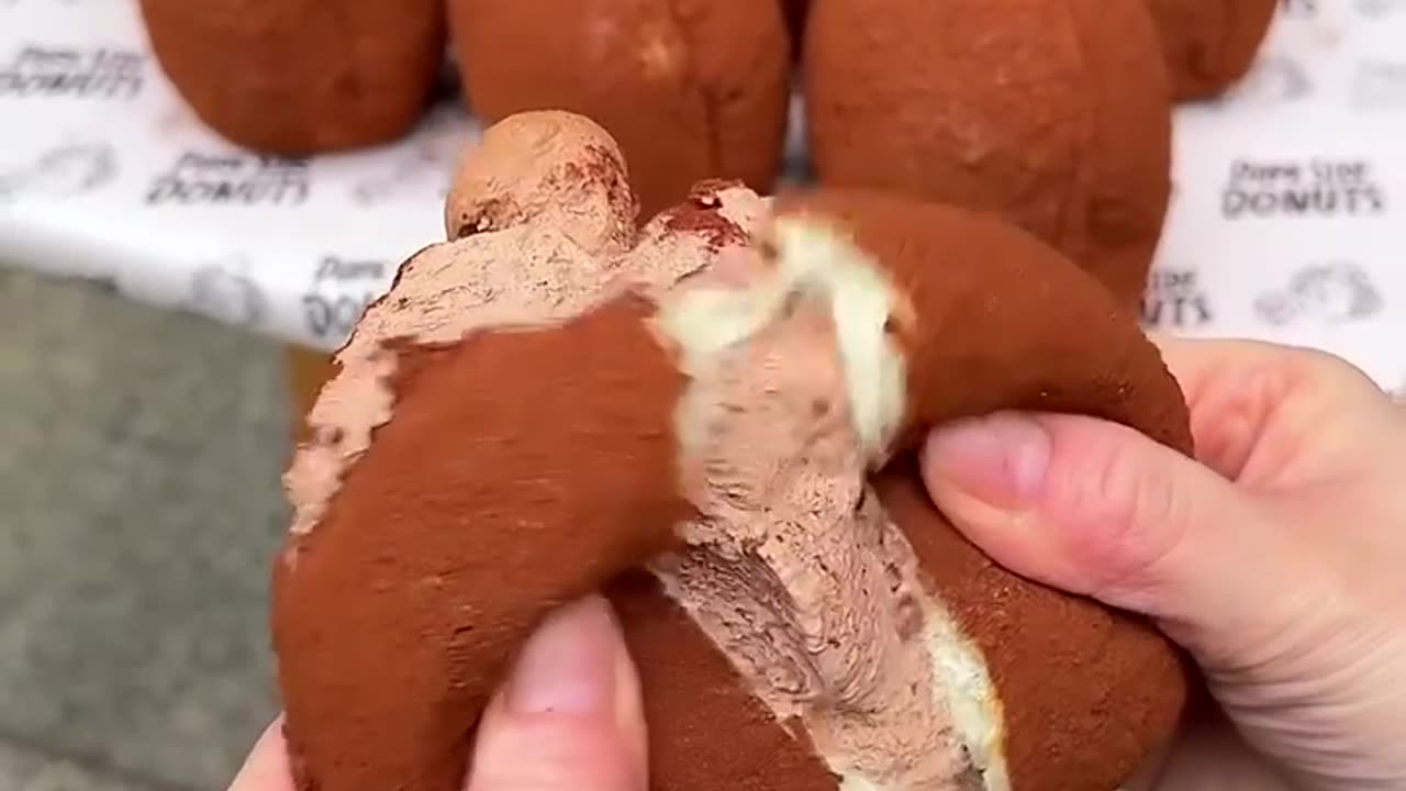 🔥 Indulge in Decadent Fried Chocolate Donuts! 🍩🍫