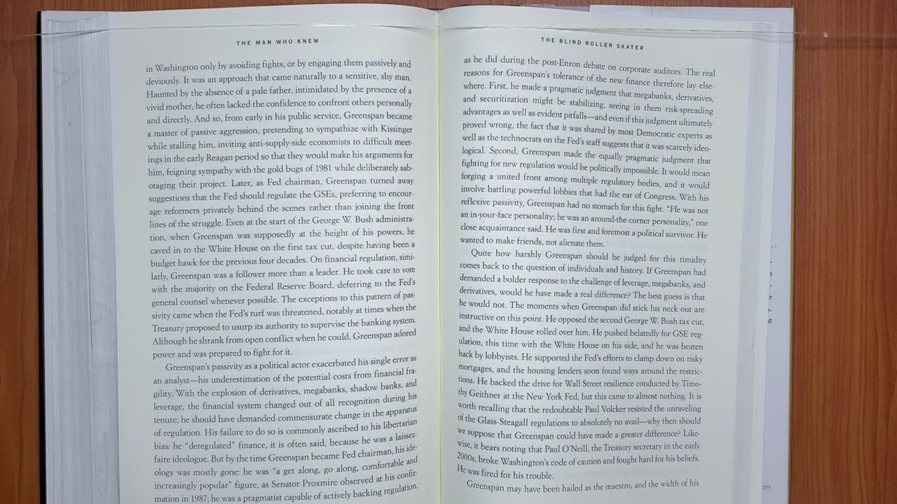 The Man Who Knew 078 Alan Greenspan by Sebastian Mallaby 2016 Audio/Video Book S078 The End