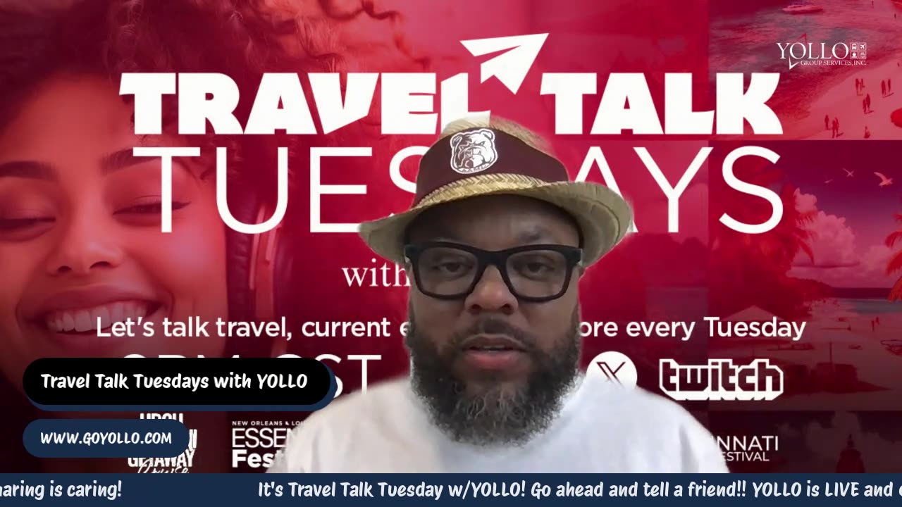 Travel Talk Tuesday with YOLLO - 8.19.2025 (LIVE)