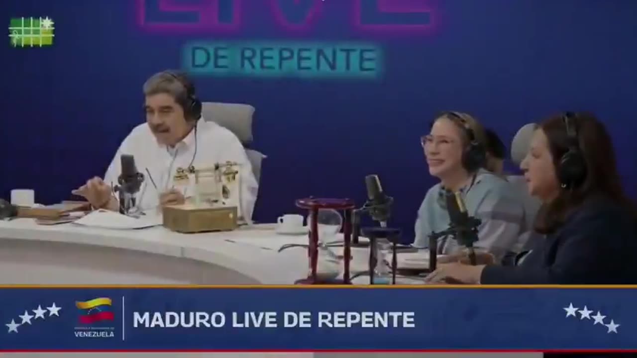 Venezuelan President Nicolás Maduro was seen dancing with co-hosts to a remix of his speeches